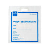 Medline Plastic Patient Belongings Bags with Patch Handle