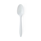 Medline Disposable White Plastic Spoons