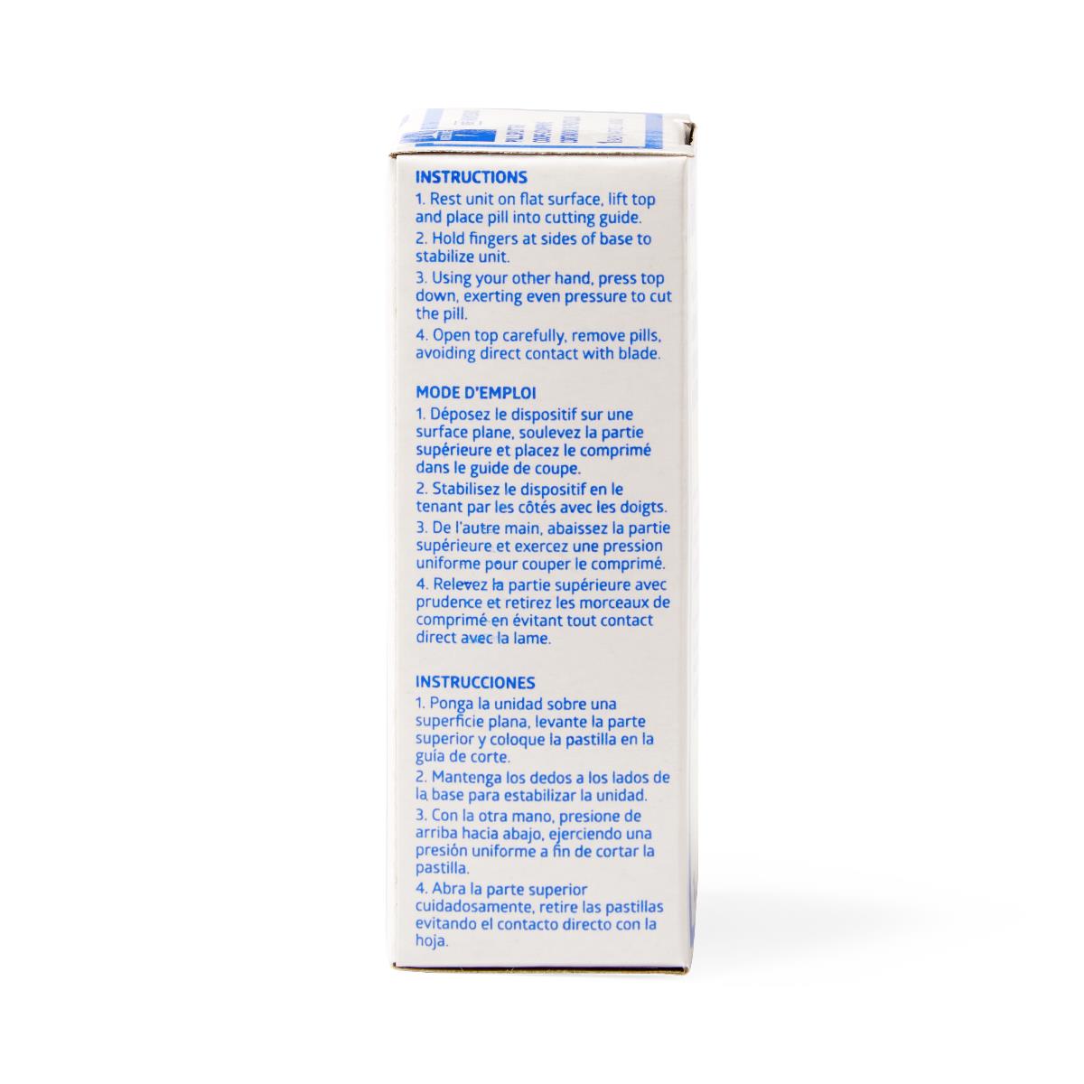 Pill Cutter Hand Operated Blue