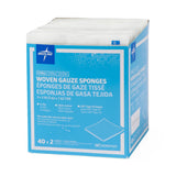 Medline Sterile 100% Cotton Woven Gauze Sponges