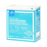 Medline Sterile 100% Cotton Woven Gauze Sponges