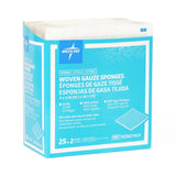 Medline Sterile 100% Cotton Woven Gauze Sponges