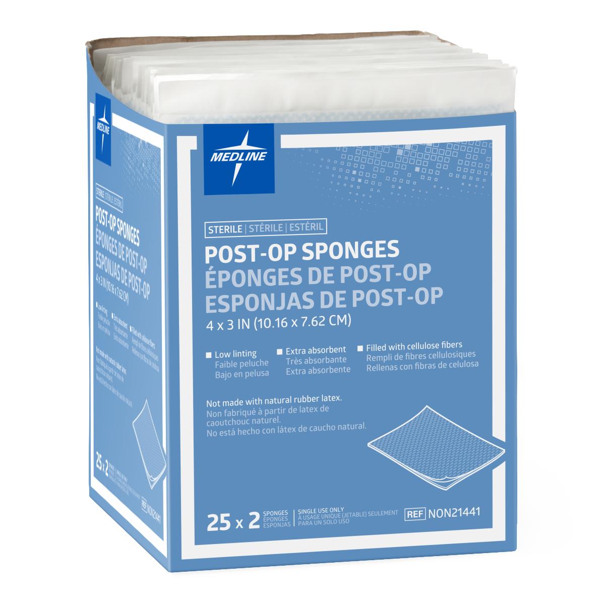 Medline Post-Op Sterile Gauze Sponges