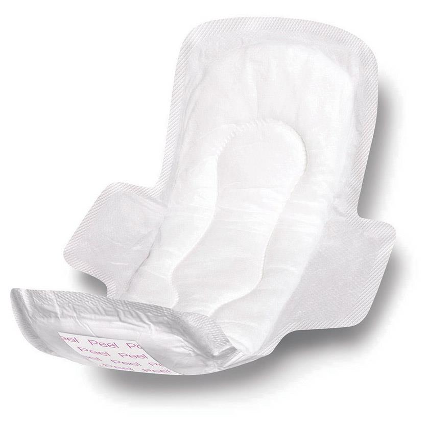 Medline Adhesive Sanitary Pads With Wings
