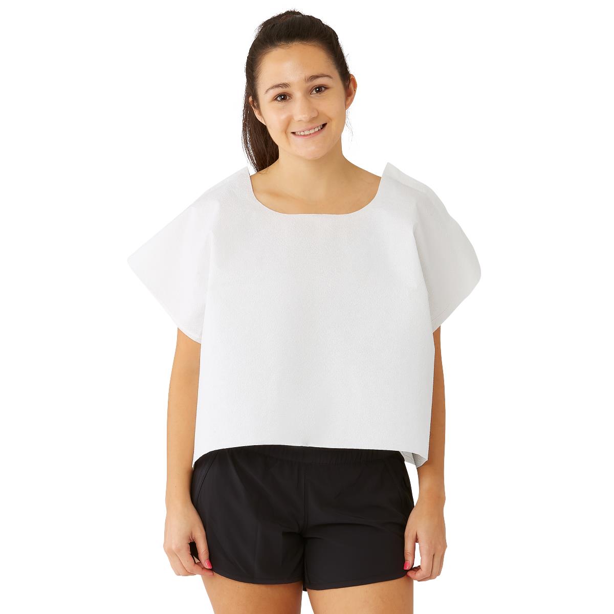 Medline Disposable Tissue/Poly/Tissue Exam Capes - BeHope