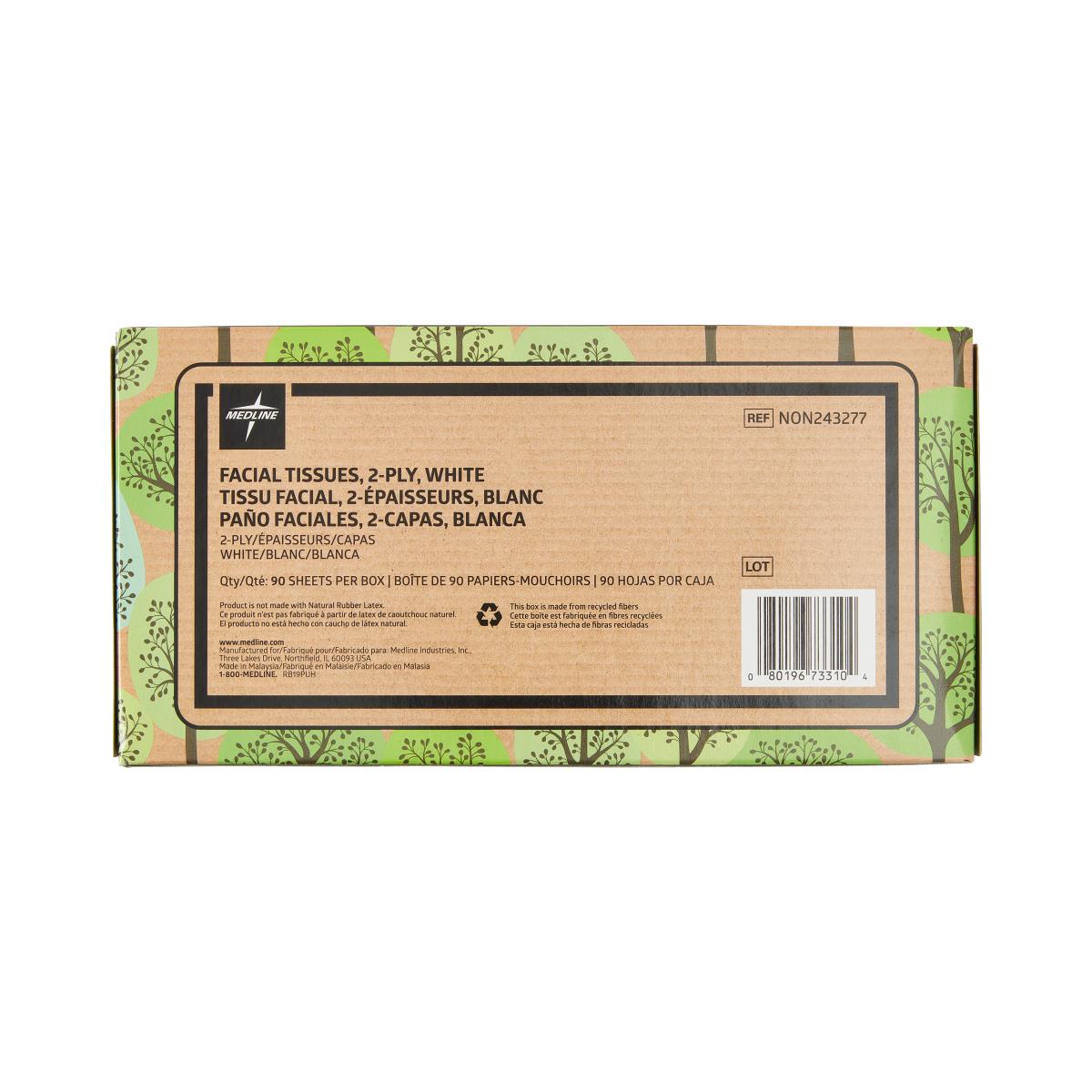 Medline Standard Facial Tissues