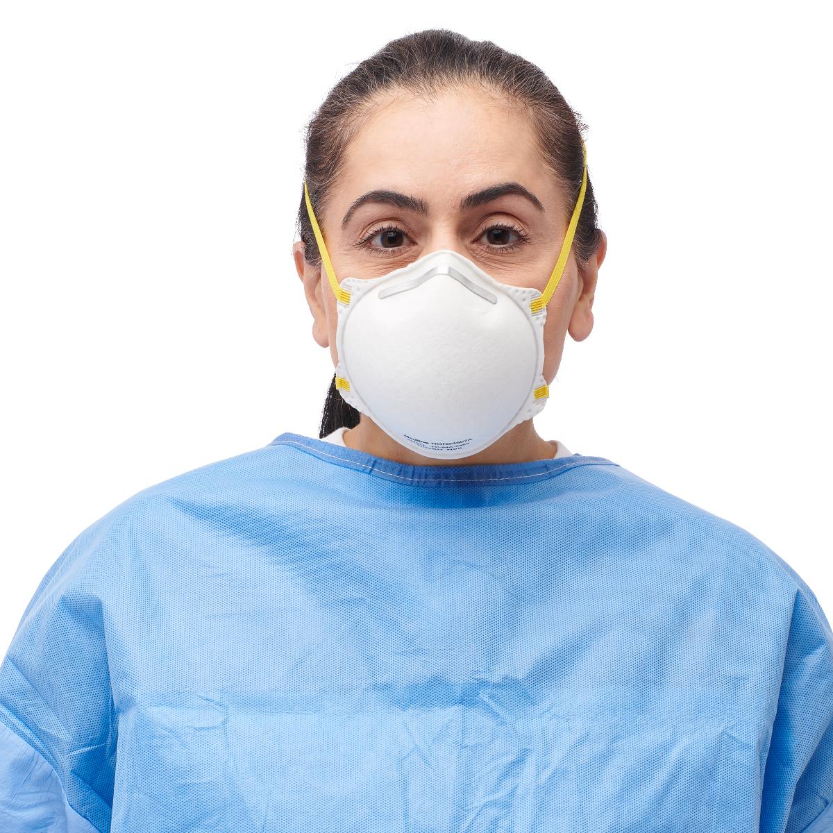 Medline Cone-Style N95 Surgical Respirator Mask