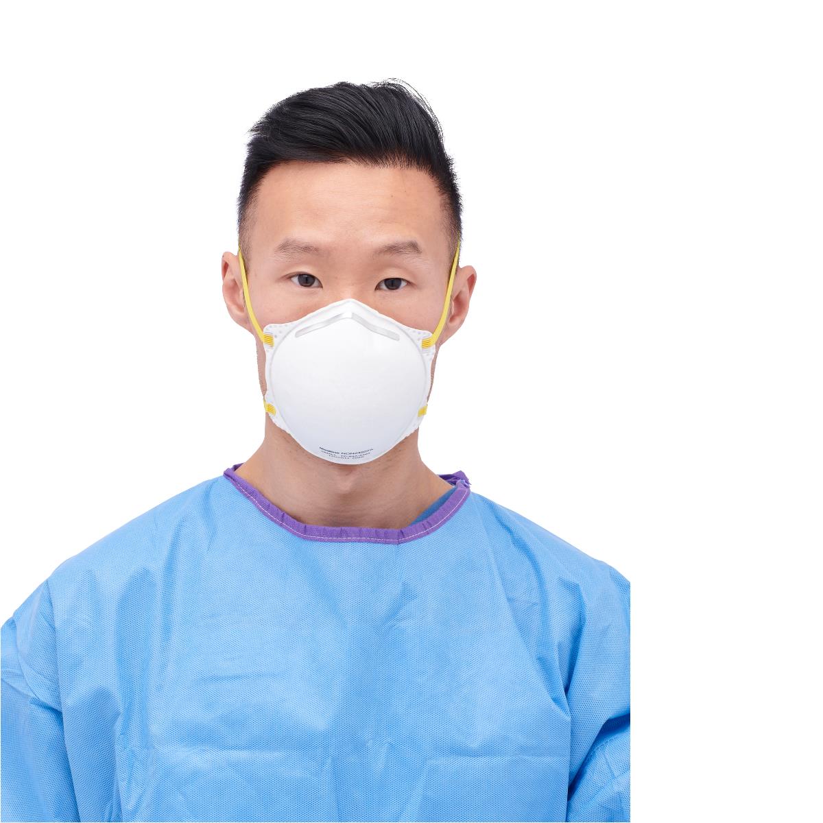 Medline Cone-Style N95 Surgical Respirator Mask
