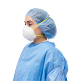 Medline Cone-Style N95 Surgical Respirator Mask