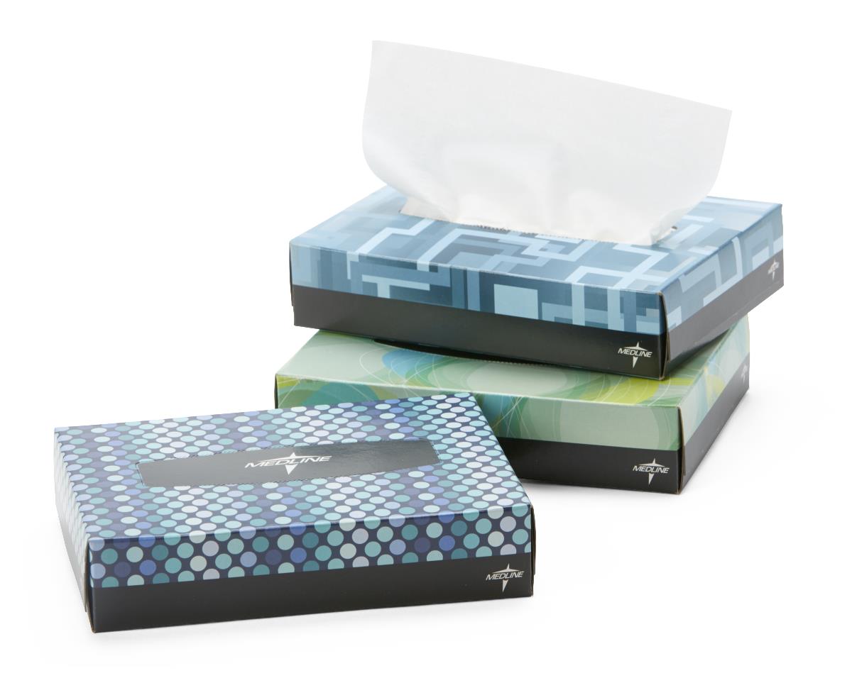 Medline Premium 2-Ply Facial Tissues