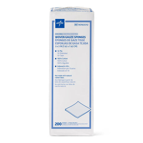 Medline Nonsterile 100% Cotton Woven Gauze Sponges - BeHope