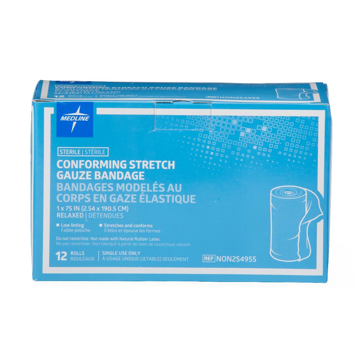 Medline Sterile Conforming Stretch Gauze Bandages