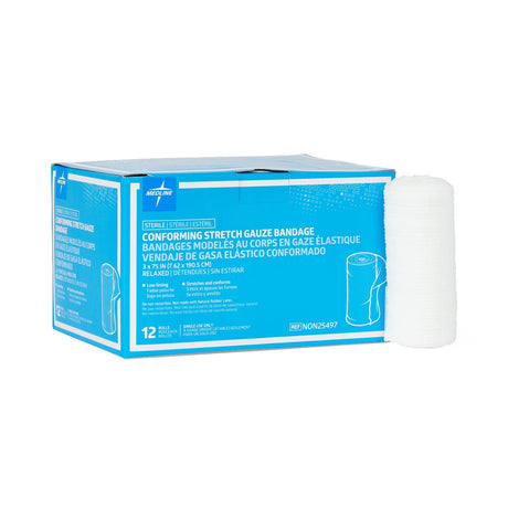 Medline Sterile Conforming Stretch Gauze Bandages - BeHope
