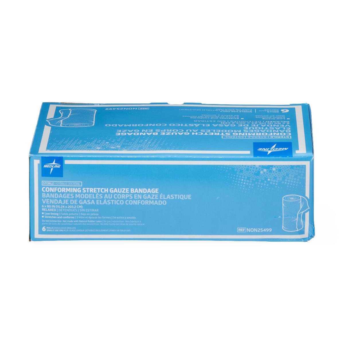 Medline Sterile Conforming Stretch Gauze Bandages