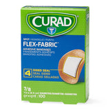 Adhesive Spot Bandage Curadâ® Flex-fabricâ„¢ Fabric Tan 7/8 Inch Diameter Sterile