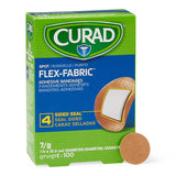 Adhesive Spot Bandage Curadâ® Flex-fabricâ„¢ Fabric Tan 7/8 Inch Diameter Sterile