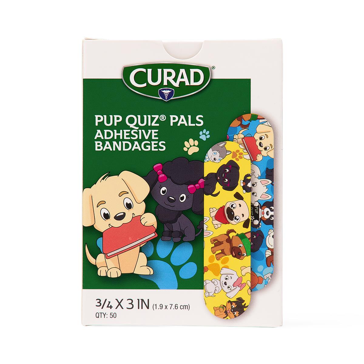 Curad Pup Quiz Pals Adhesive Bandages - BeHope