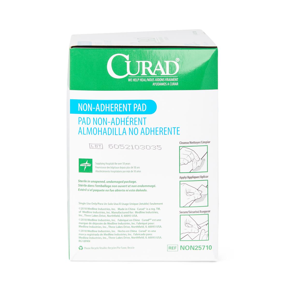 CURAD Sterile Nonadherent Dressing Pads