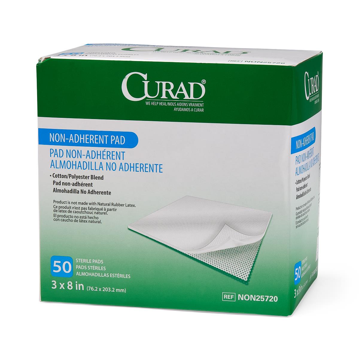 CURAD Sterile Nonadherent Dressing Pads