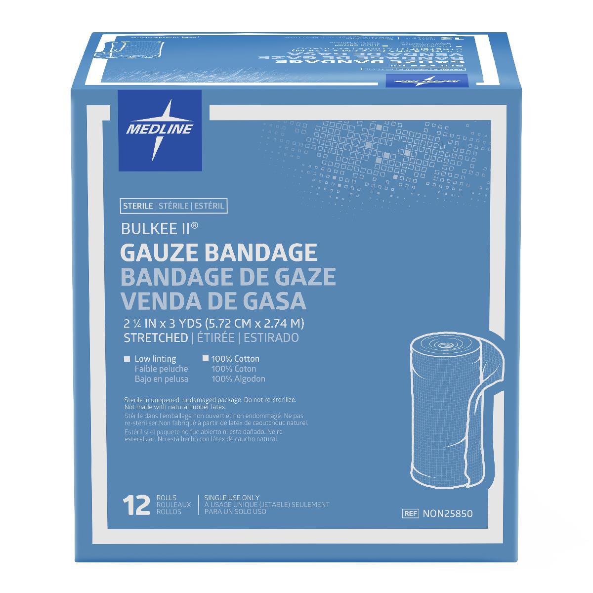 Bulkee II Sterile Cotton Gauze Bandages