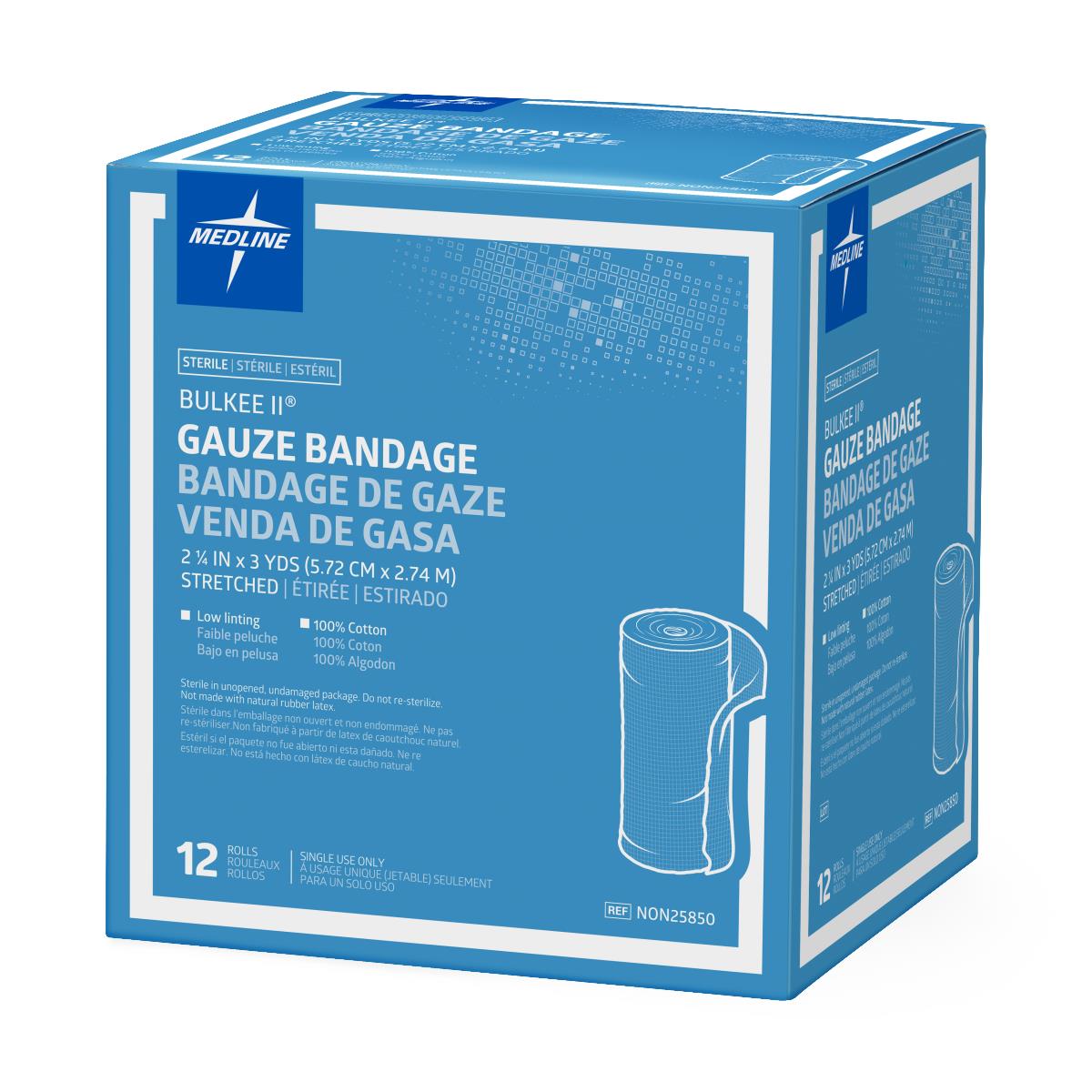 Bulkee II Sterile Cotton Gauze Bandages