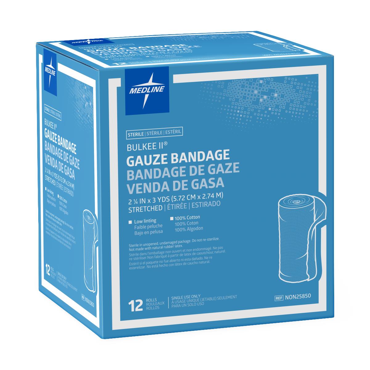 Bulkee II Sterile Cotton Gauze Bandages