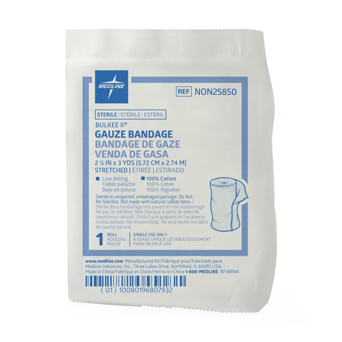 Bulkee II Sterile Cotton Gauze Bandages