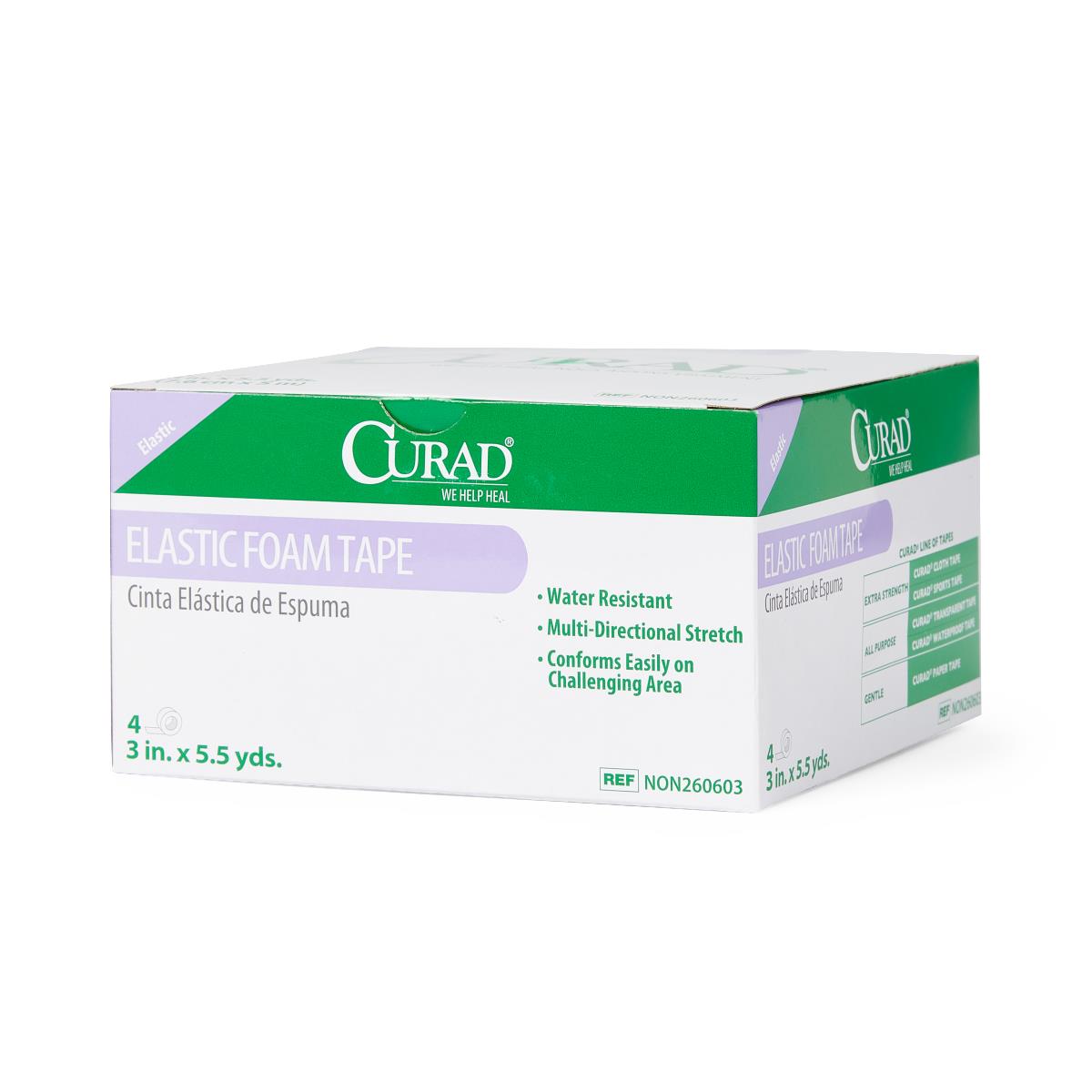 CURAD Elastic Foam Medical Adhesive Tape
