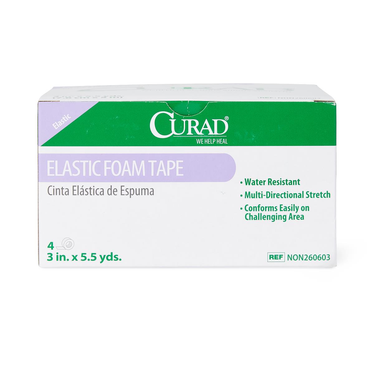 CURAD Elastic Foam Medical Adhesive Tape
