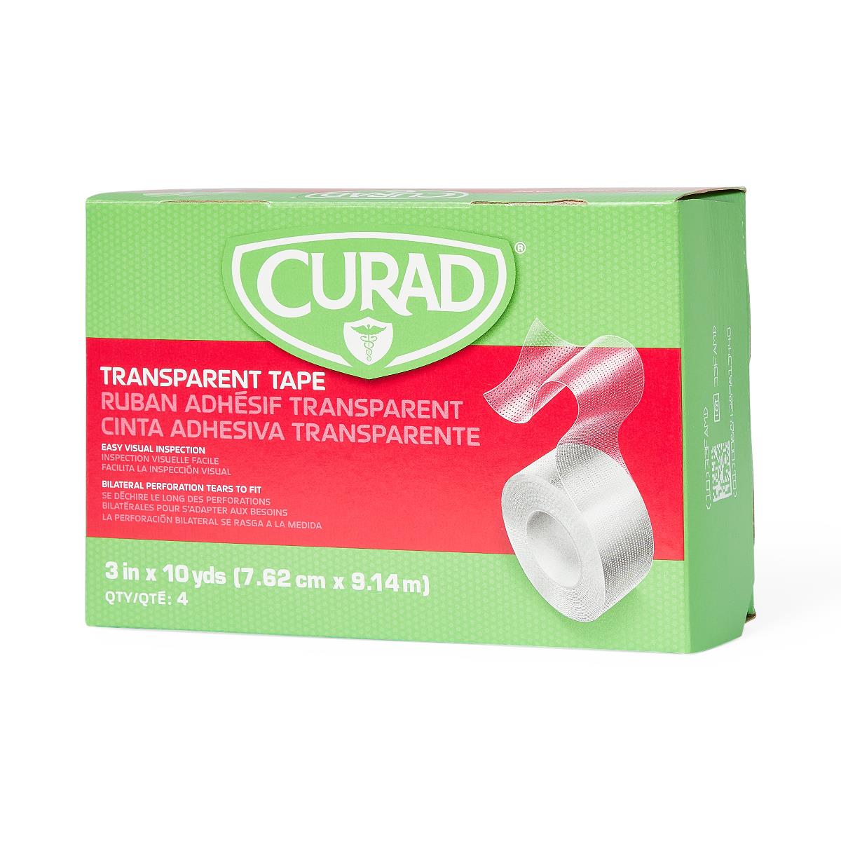 CURAD Transparent Plastic Medical Adhesive Tape