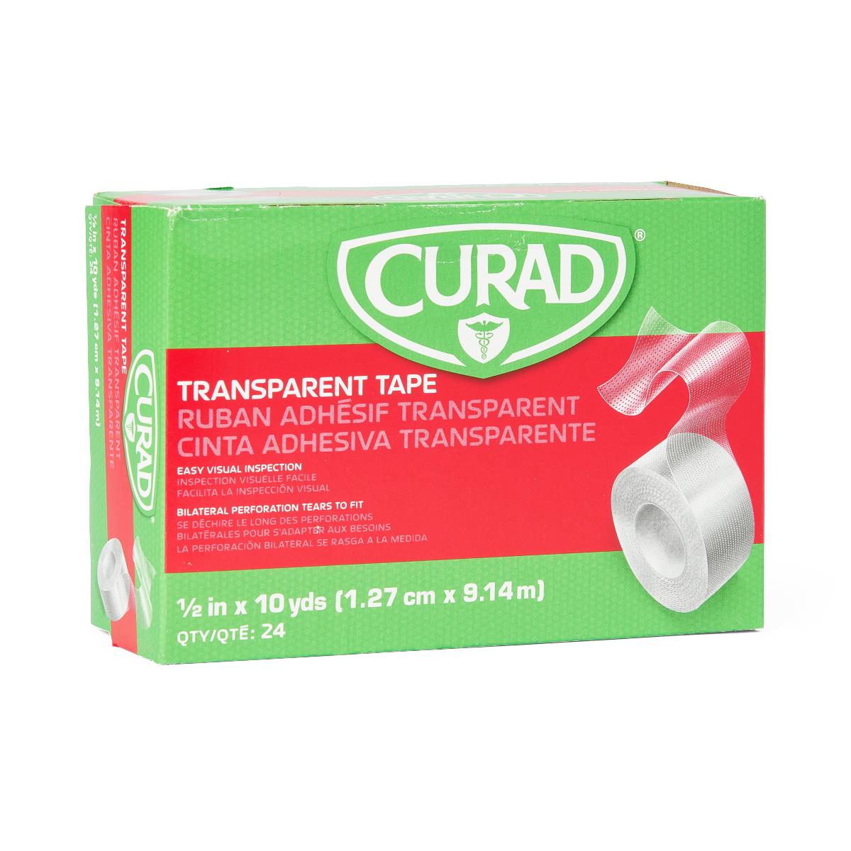 CURAD Transparent Plastic Medical Adhesive Tape