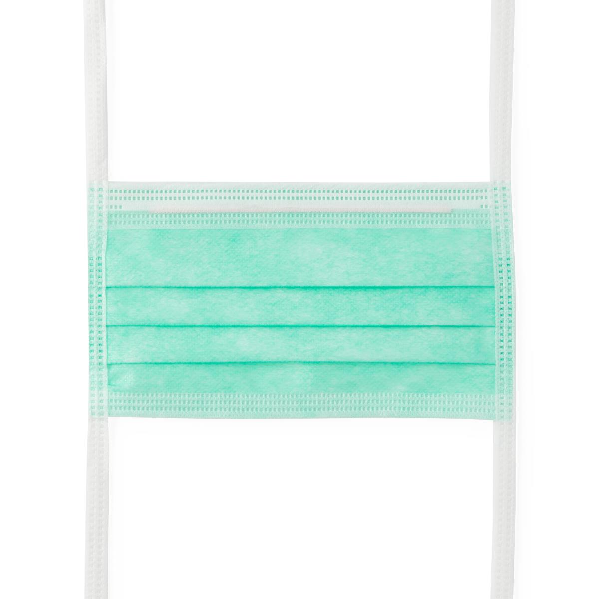 Medline ASTM Level 1 Surgical Face Mask with Anti-Fog and Ties