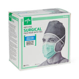 Medline ASTM Level 1 Surgical Face Mask with Anti-Fog and Ties