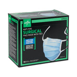 Medline ASTM Level 1 Surgical Face Mask with Anti-Fog and Ties
