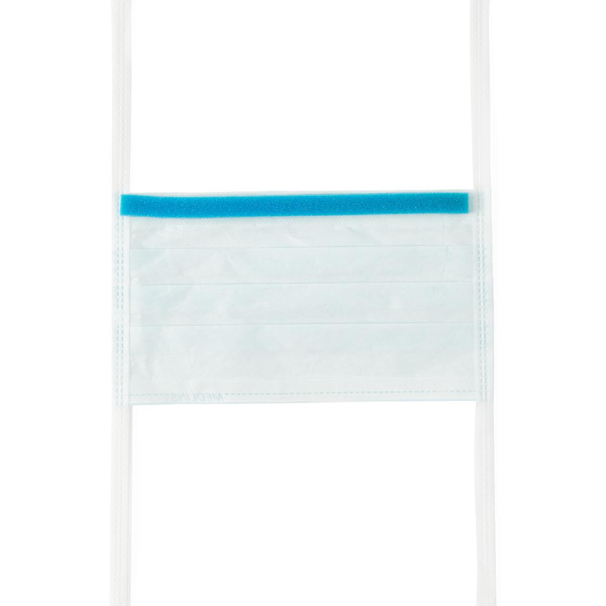 Medline ASTM Level 1 Surgical Face Mask with Anti-Fog and Ties