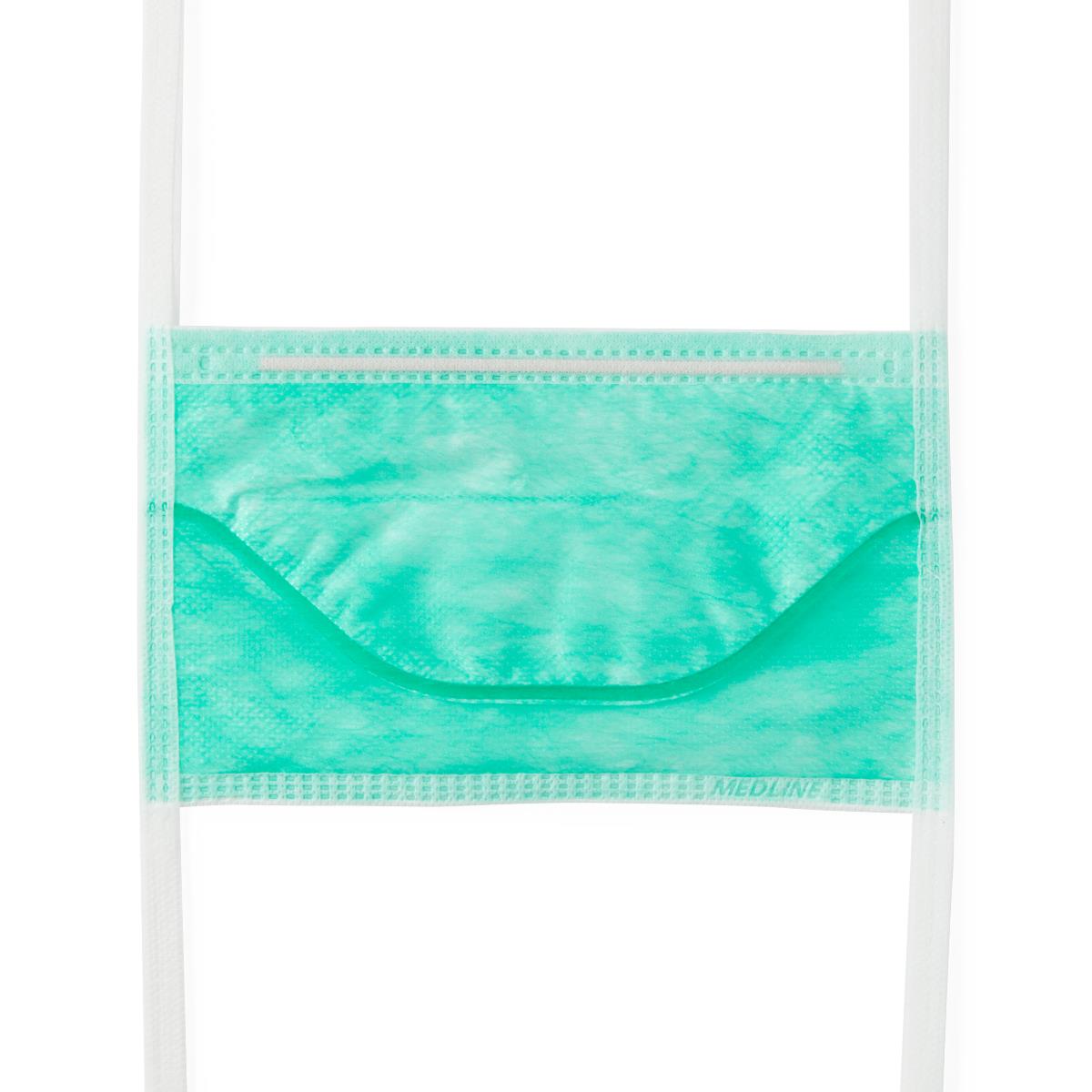 Medline ASTM Level 1 Duckbill-Style Surgical Face Mask with Ties
