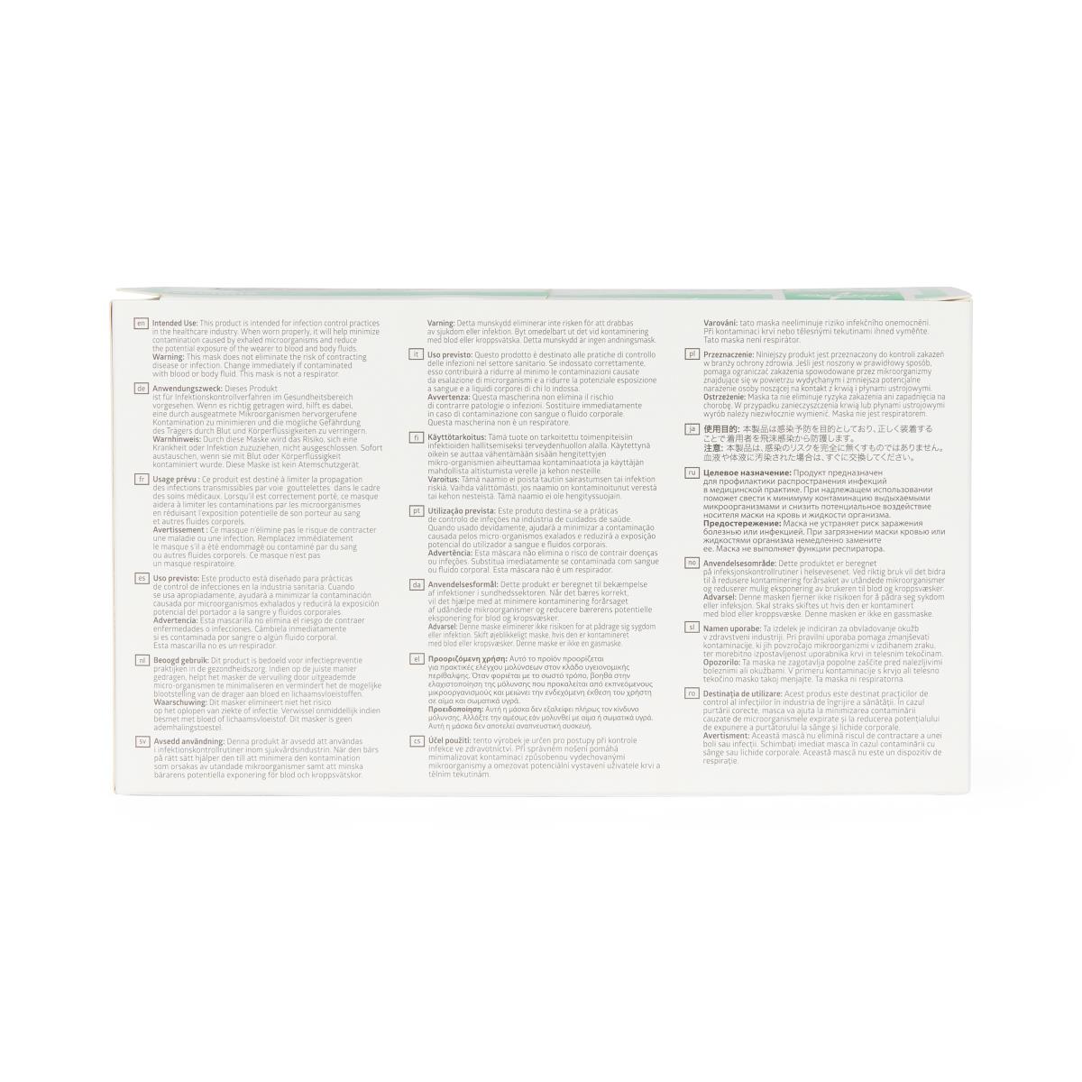 Medline ASTM Level 1 Sensitive Skin Surgical Face Masks with Ties
