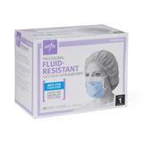 Medline ASTM L1 Proc. Face Mask with Anti-Fog Strip and Ear Loops