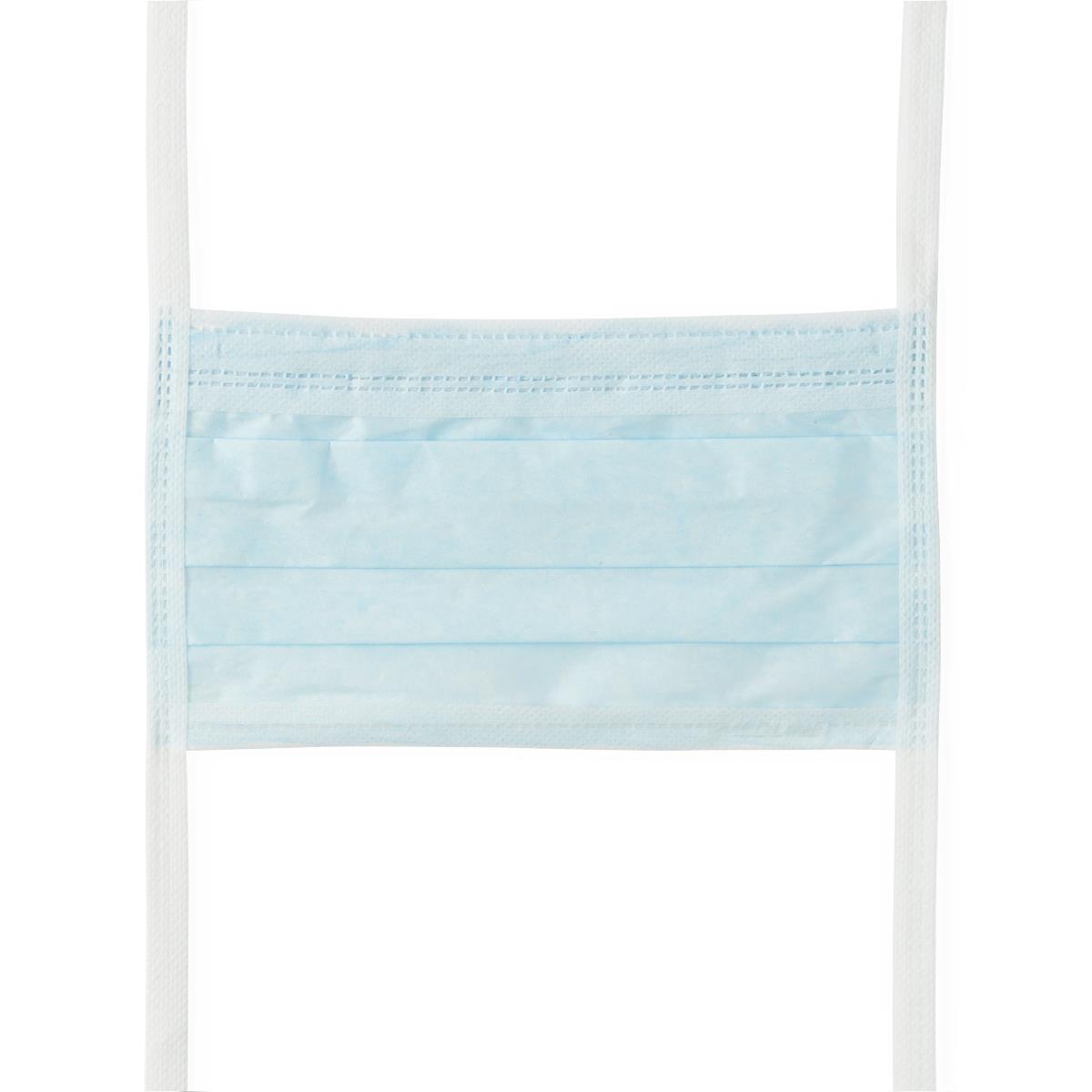 Medline ASTM L1 Surgical Face Mask with Anti-Fog Foam and Ties