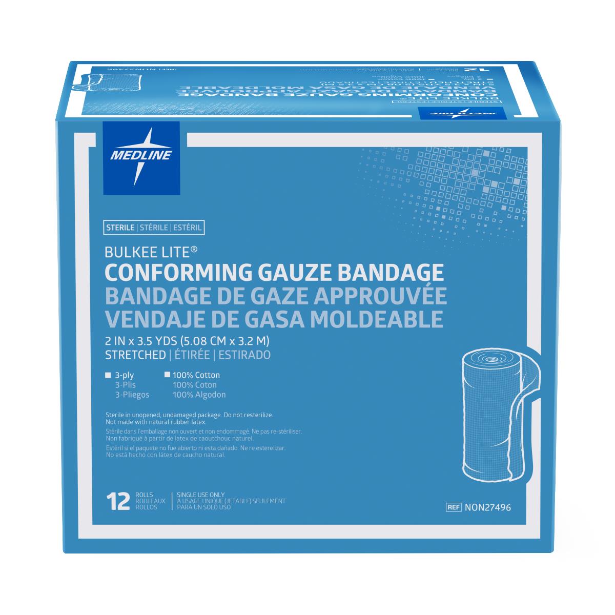 Bulkee Lite Sterile Cotton Conforming Bandages
