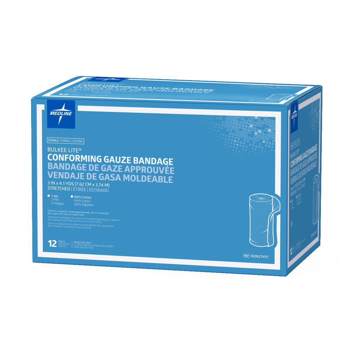 Bulkee Lite Sterile Cotton Conforming Bandages