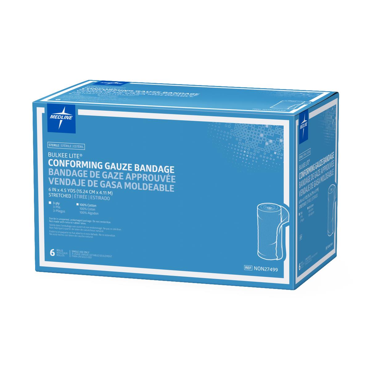 Bulkee Lite Sterile Cotton Conforming Bandages