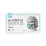 Medline N95 Flat-Fold Particulate Respirator Masks