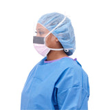 Medline ASTM Level 3 Surgical Face Masks with Eye Shield