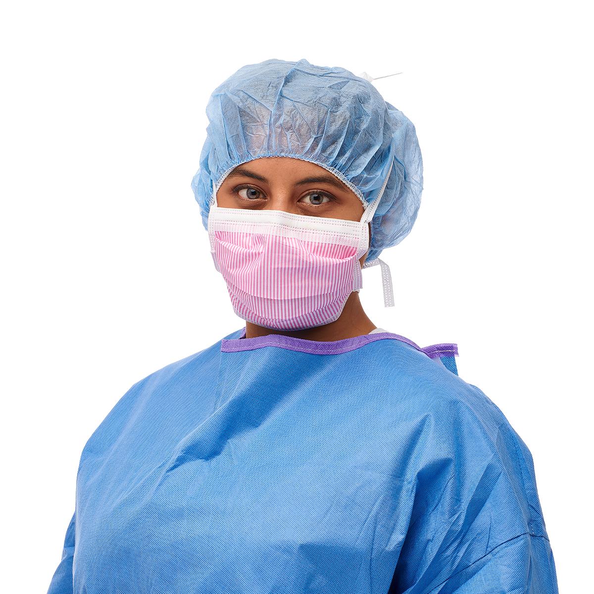 Medline ASTM Level 3 Surgical Face Mask with Ties
