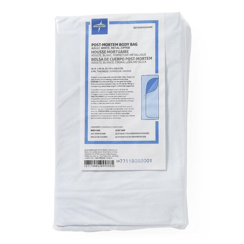 Medline Adult Body Bags With Id Toe Tags - BeHope