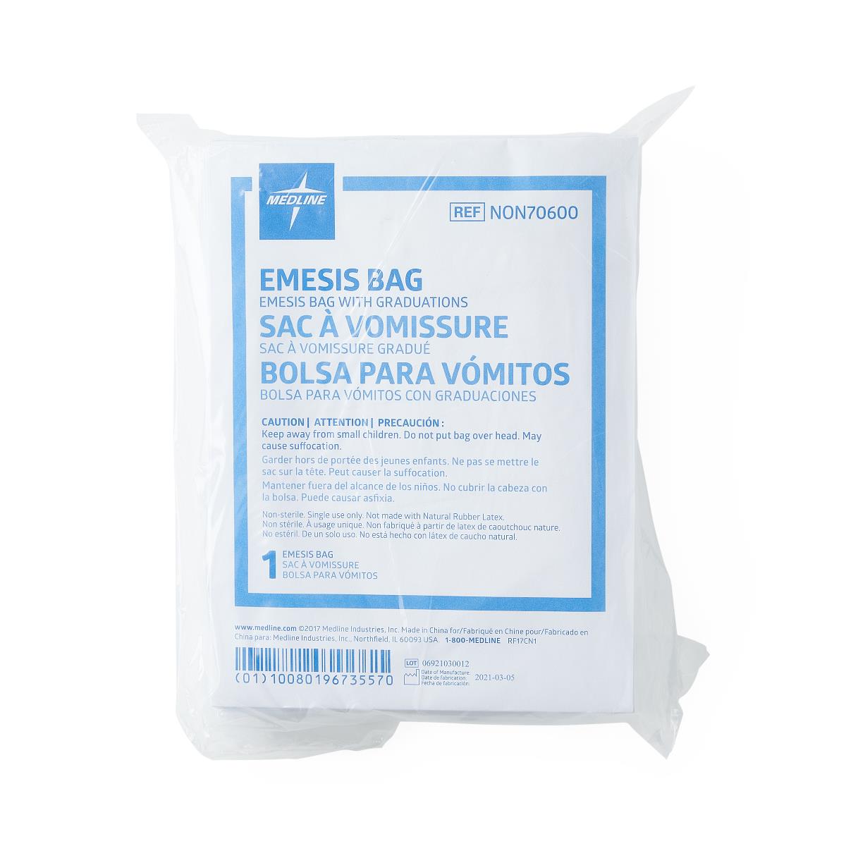 Emesis Bags with Paper Funnel - BeHope