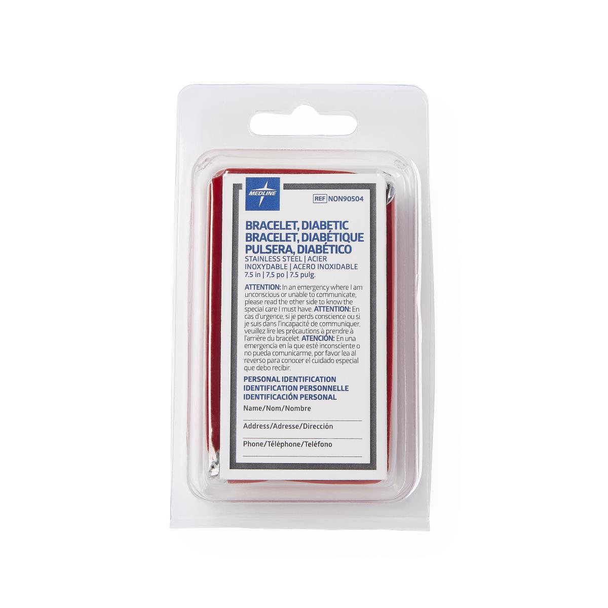 Medline Stainless Steel Medical Alert Bracelets