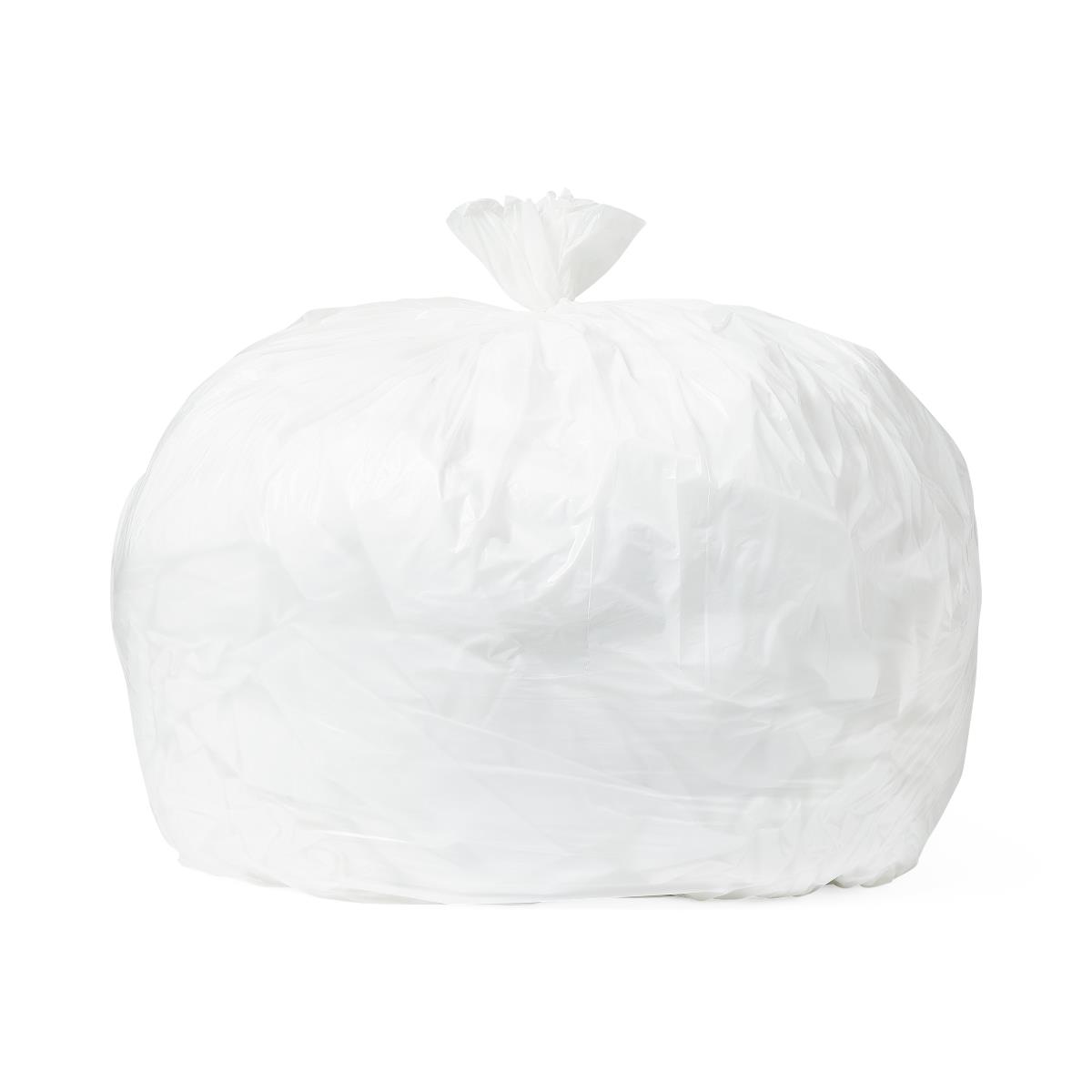 Medline White Low-Density Trash Can Liners