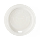 Medline Compostable Hot Drinking Paper Cups and Lids